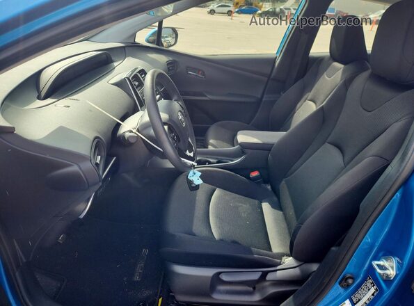 JTDKAMFU5N3188026 2022 TOYOTA PRIUS Blue Սալոնի դիմացի տեսք