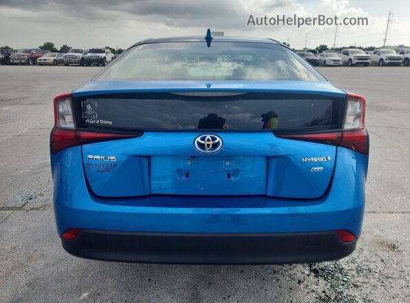JTDKAMFU5N3188026 2022 TOYOTA PRIUS Blue Հետևի տեսք