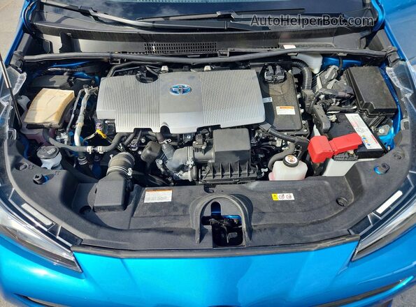 JTDKAMFU5N3188026 2022 TOYOTA PRIUS Blue Սալոնի հետևի տեսք