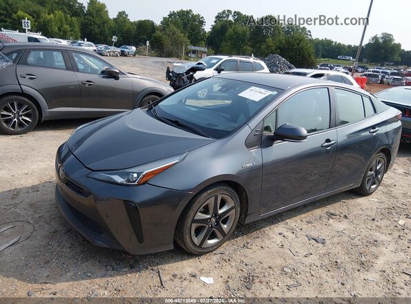 JTDKAMFU6M3140808 2021 TOYOTA PRIUS Серый Передняя левая четверть