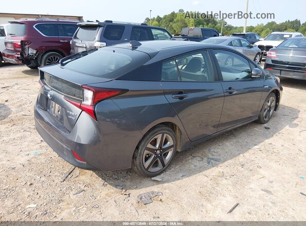 JTDKAMFU6M3140808 2021 TOYOTA PRIUS Серый Задняя правая четверть