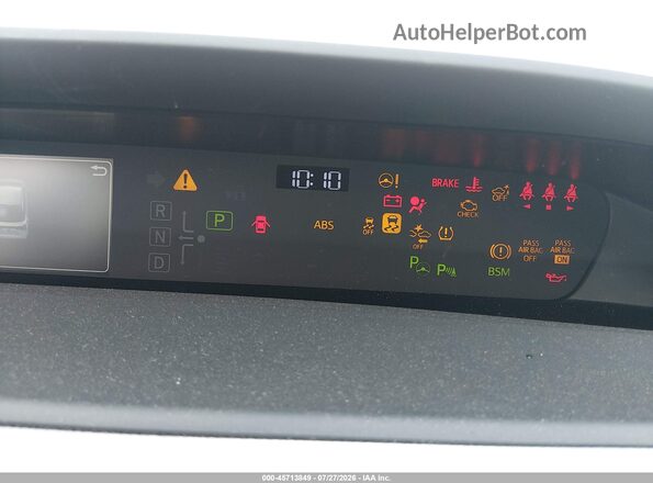 JTDKAMFU6M3140808 2021 TOYOTA PRIUS Серый Вид задних сидений