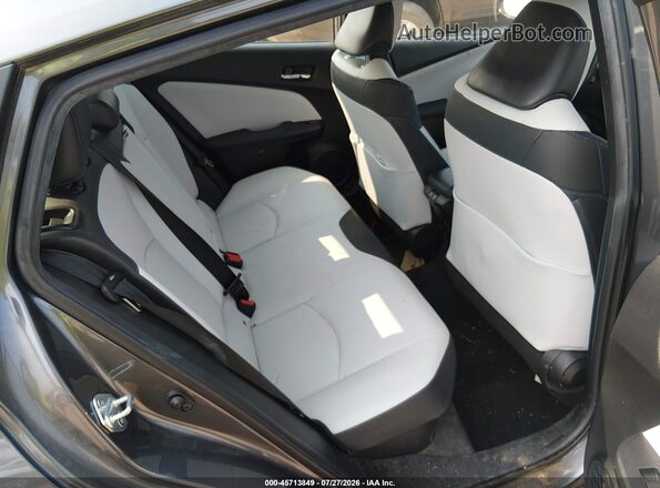 JTDKAMFU6M3140808 2021 TOYOTA PRIUS Серый Вид наклейки с VIN-кодом