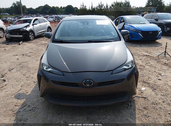 JTDKAMFU6M3140808 2021 TOYOTA PRIUS Серый Вид щитка приборов