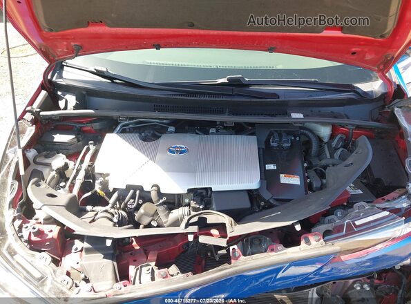 JTDKAMFU6N3164690 2022 TOYOTA PRIUS Blue Вид ззаду