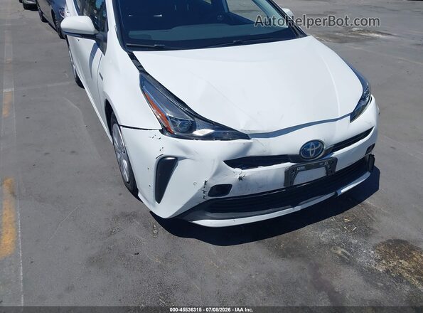 JTDKAMFU6N3166570 2022 TOYOTA PRIUS Белый Вид спереди