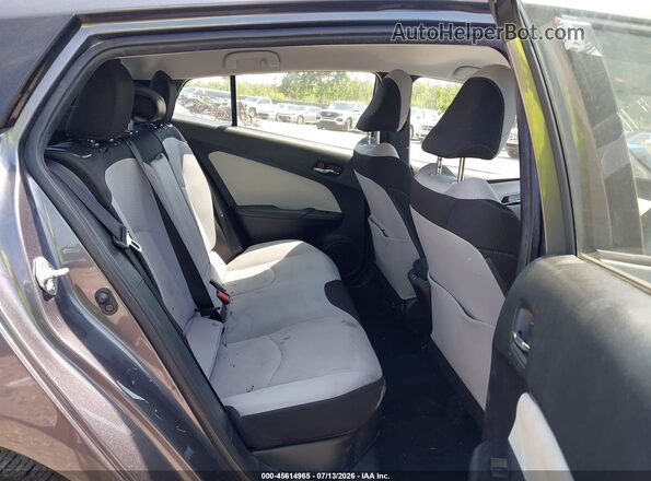 JTDKAMFU6N3178914 2022 TOYOTA PRIUS Gray VIN კოდის სტიკერის ხედი