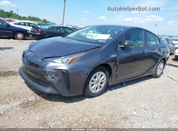 JTDKAMFU6N3178914 2022 TOYOTA PRIUS Gray წინა ხედი