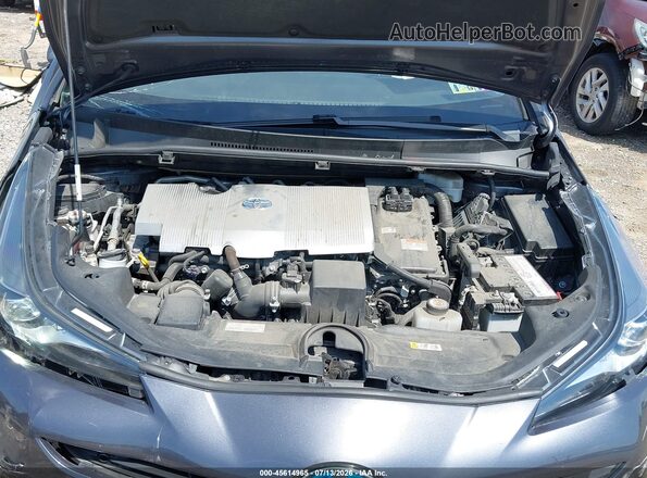 JTDKAMFU6N3178914 2022 TOYOTA PRIUS Gray უკანა ხედი