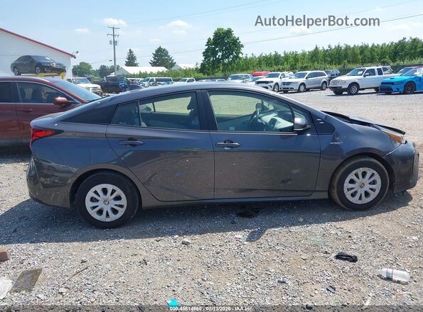 JTDKAMFU6N3178914 2022 TOYOTA PRIUS Gray უკანა სალონის ხედი