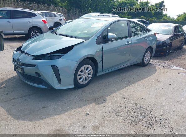 JTDKAMFU6N3189671 2022 TOYOTA PRIUS Синий Передняя левая четверть