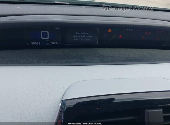 JTDKAMFU6N3189671 2022 TOYOTA PRIUS Синий Вид задних сидений