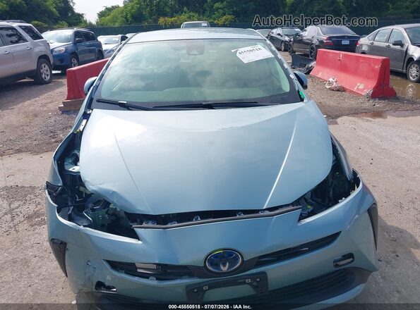 JTDKAMFU6N3189671 2022 TOYOTA PRIUS Синий Вид задней части салона