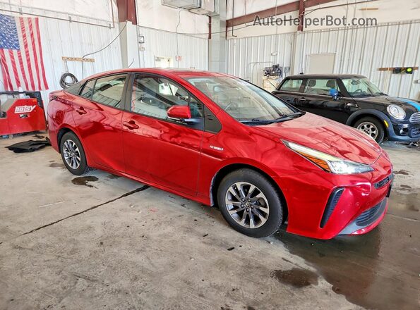 JTDKAMFU7M3131874 2021 TOYOTA PRIUS Red Front right