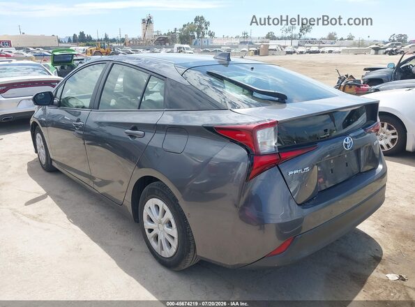 JTDKAMFU7N3156923 2022 TOYOTA PRIUS Gray უკანა მარცხენა