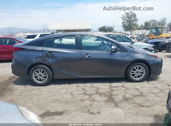 JTDKAMFU7N3156923 2022 TOYOTA PRIUS Gray უკანა სალონის ხედი