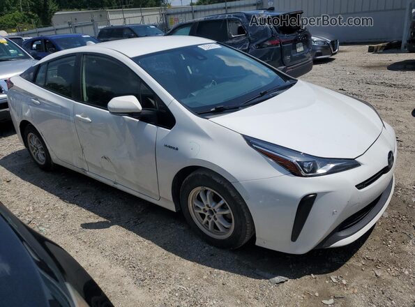 JTDKAMFU7N3159496 2022 TOYOTA PRIUS White 