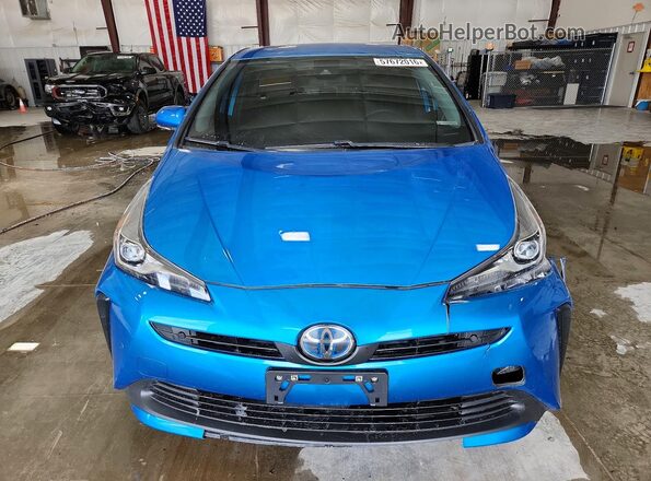 JTDKAMFU7N3168506 2022 TOYOTA PRIUS Blue Vista frontal