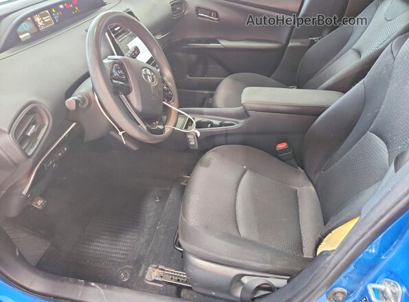 JTDKAMFU7N3168506 2022 TOYOTA PRIUS Blue Vista interior delantera