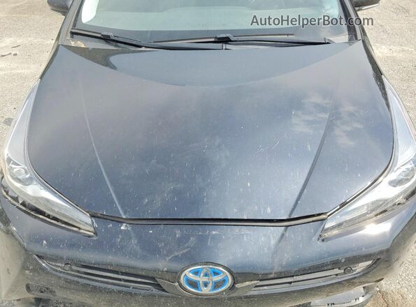 JTDKAMFU8M3133844 2021 TOYOTA PRIUS Black Vista interior trasera