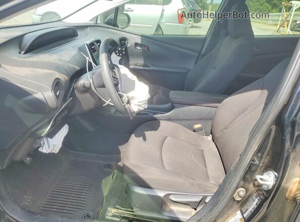 JTDKAMFU8M3133844 2021 TOYOTA PRIUS Black Vista interior delantera