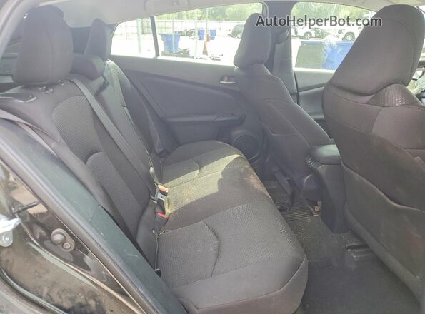 JTDKAMFU8M3133844 2021 TOYOTA PRIUS Black Vista de los asientos traseros