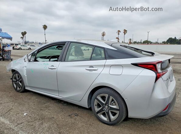 JTDKAMFU8M3140907 2021 TOYOTA PRIUS Silver Rear left
