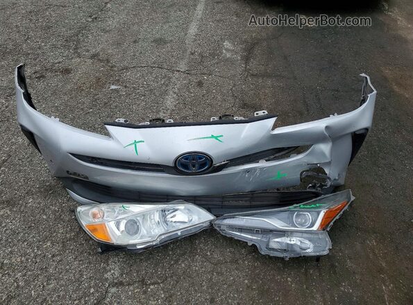 JTDKAMFU8M3140907 2021 TOYOTA PRIUS Silver Engine compartment view