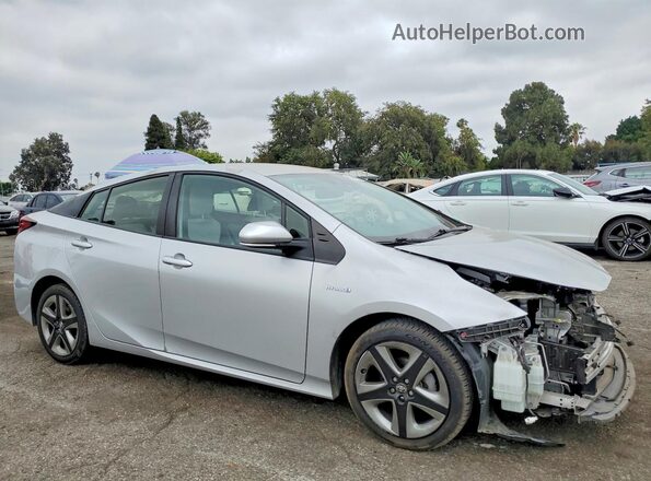 JTDKAMFU8M3140907 2021 TOYOTA PRIUS Silver Front right