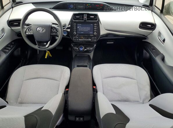 JTDKAMFU8M3143810 2021 TOYOTA PRIUS Серебряный Вид панели приборов