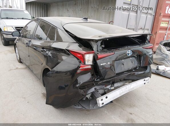 JTDKAMFU8N3171270 2022 TOYOTA PRIUS Black Tył lewy
