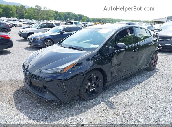 JTDKAMFU8N3172791 2022 TOYOTA PRIUS Black Vista tres cuartos delantera izquierda