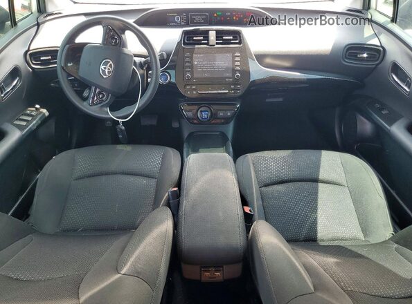 JTDKAMFU8N3183368 2022 TOYOTA PRIUS Silver Widok deski rozdzielczej