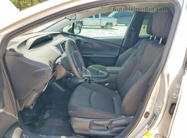 JTDKAMFU8N3183368 2022 TOYOTA PRIUS Silver Widok wnętrza z przodu