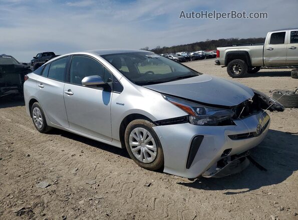 JTDKAMFU9M3132136 2021 TOYOTA PRIUS Silver Передня права чверть