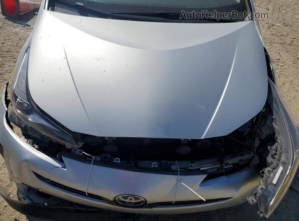JTDKAMFU9M3132136 2021 TOYOTA PRIUS Silver Вид задньої частини салону