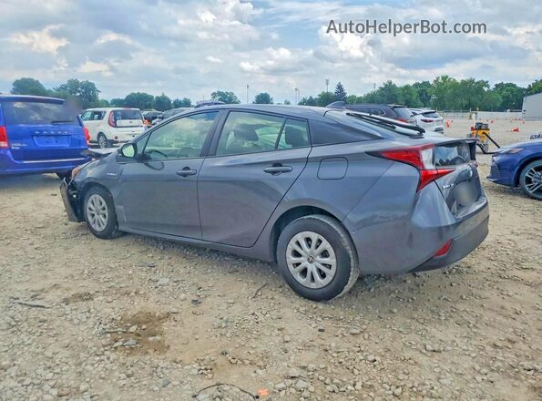 JTDKAMFU9M3152905 2021 TOYOTA PRIUS Gray Rear left