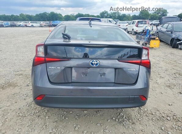 JTDKAMFU9M3152905 2021 TOYOTA PRIUS Gray Rear view