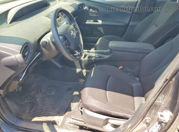 JTDKAMFU9M3152984 2021 TOYOTA PRIUS Серый Вид салона спереди