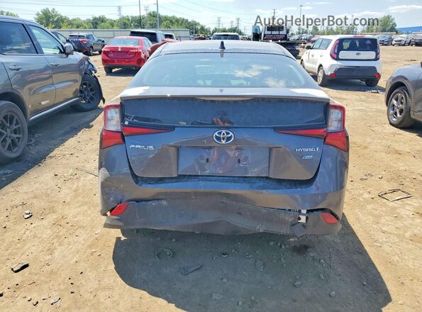JTDKAMFU9M3152984 2021 TOYOTA PRIUS Серый Вид сзади