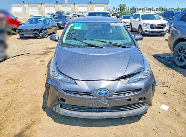 JTDKAMFU9M3152984 2021 TOYOTA PRIUS Серый Вид спереди
