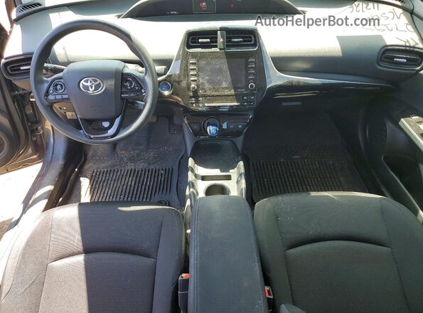 JTDKAMFU9M3152984 2021 TOYOTA PRIUS Серый Вид панели приборов