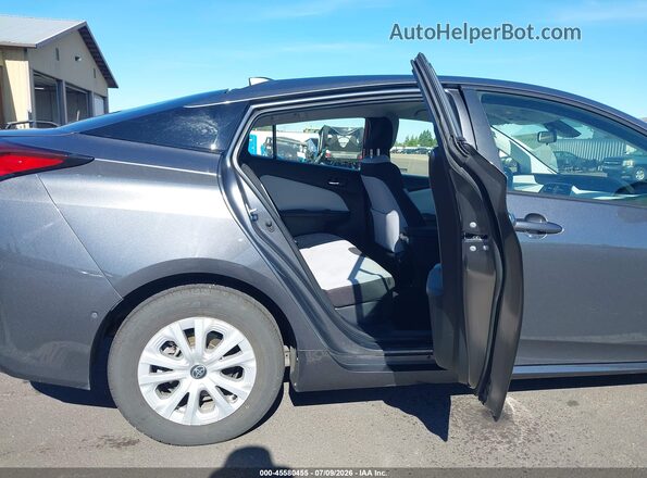 JTDKAMFU9N3164036 2022 TOYOTA PRIUS Серый Вид наклейки с VIN-кодом