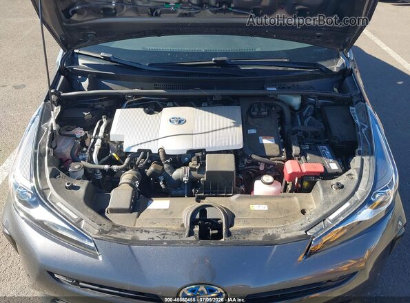 JTDKAMFU9N3164036 2022 TOYOTA PRIUS Серый Вид сзади