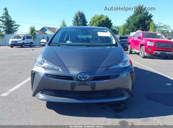 JTDKAMFU9N3164036 2022 TOYOTA PRIUS Серый Вид щитка приборов