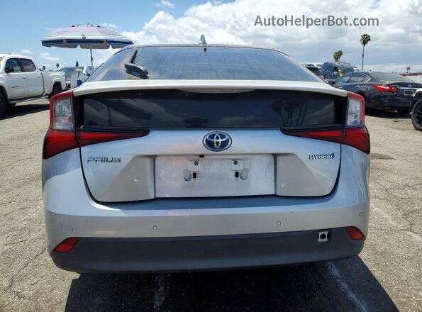 JTDKAMFU9N3179071 2022 TOYOTA PRIUS Silver Widok z tyłu