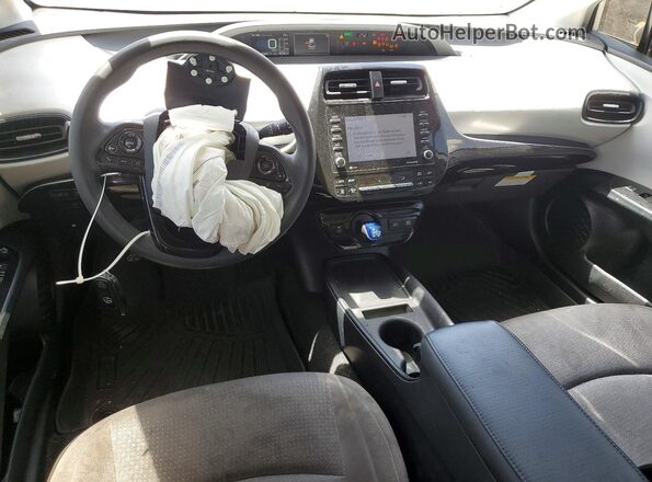JTDKAMFU9N3179071 2022 TOYOTA PRIUS Silver Widok deski rozdzielczej