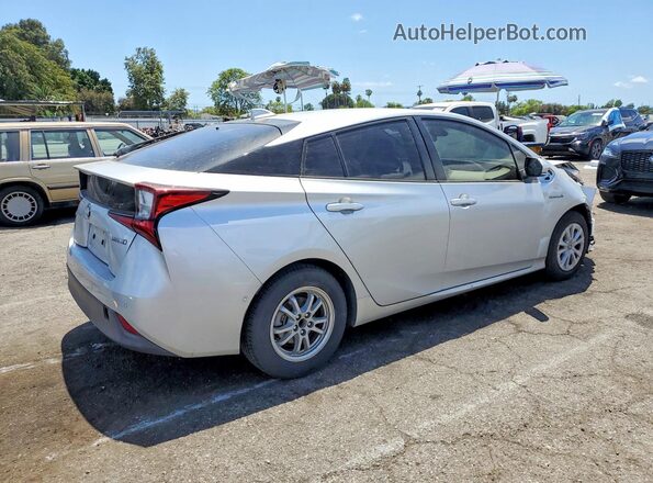 JTDKAMFU9N3179071 2022 TOYOTA PRIUS Silver Tył prawy