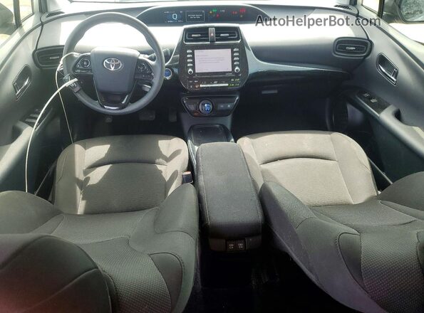 JTDKAMFUXM3126958 2021 TOYOTA PRIUS Silver Vista del salpicadero