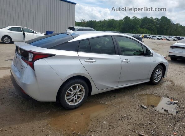 JTDKAMFUXM3126958 2021 TOYOTA PRIUS Silver Trasero derecho